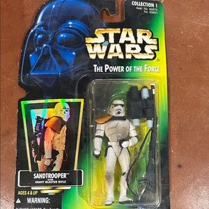 Star Wars Sandtrooper with Blaster and Orange Pauldron